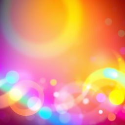 A vibrant and luminous scene filled with the brightest colors imaginable, showcasing an abstract array of radiant hues like electric pink, vivid yellow, and scintillating turquoise, creating a sense of joy and wonder