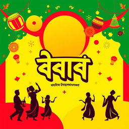 A vibrant and colorful Facebook profile header for a Bangladeshi entertainment group named "পাঁচ মিশালী বিনোদন"