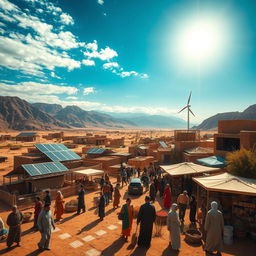 A futuristic vision of Sistan and Baluchestan, Iran, ten years from now