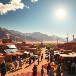 A futuristic vision of Sistan and Baluchestan, Iran, ten years from now