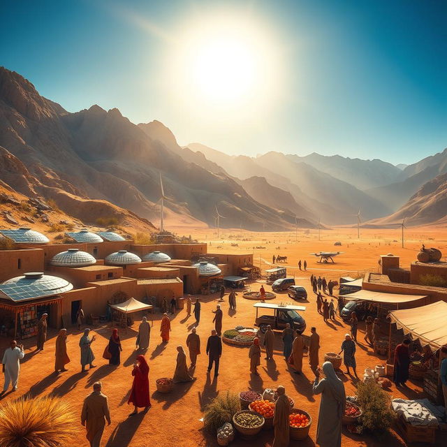 A futuristic vision of Sistan and Baluchestan, Iran, ten years from now