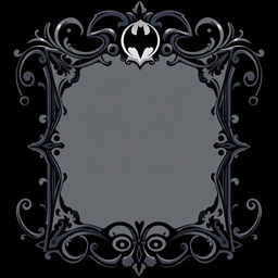 A blank collector's card design inspired by Batman: The Animated Series featuring the character Two-Face