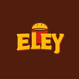 A logo design for a fast food restaurant named 'ELEY' featuring bold, classic typography