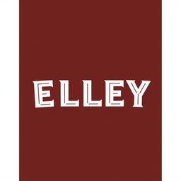 A logo design for a fast food restaurant named 'ELEY' featuring bold, classic typography