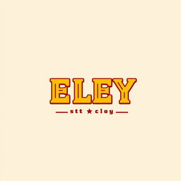A logo design for a fast food restaurant named 'ELEY'