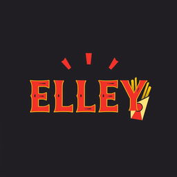A logo design for a fast food restaurant named 'ELEY'