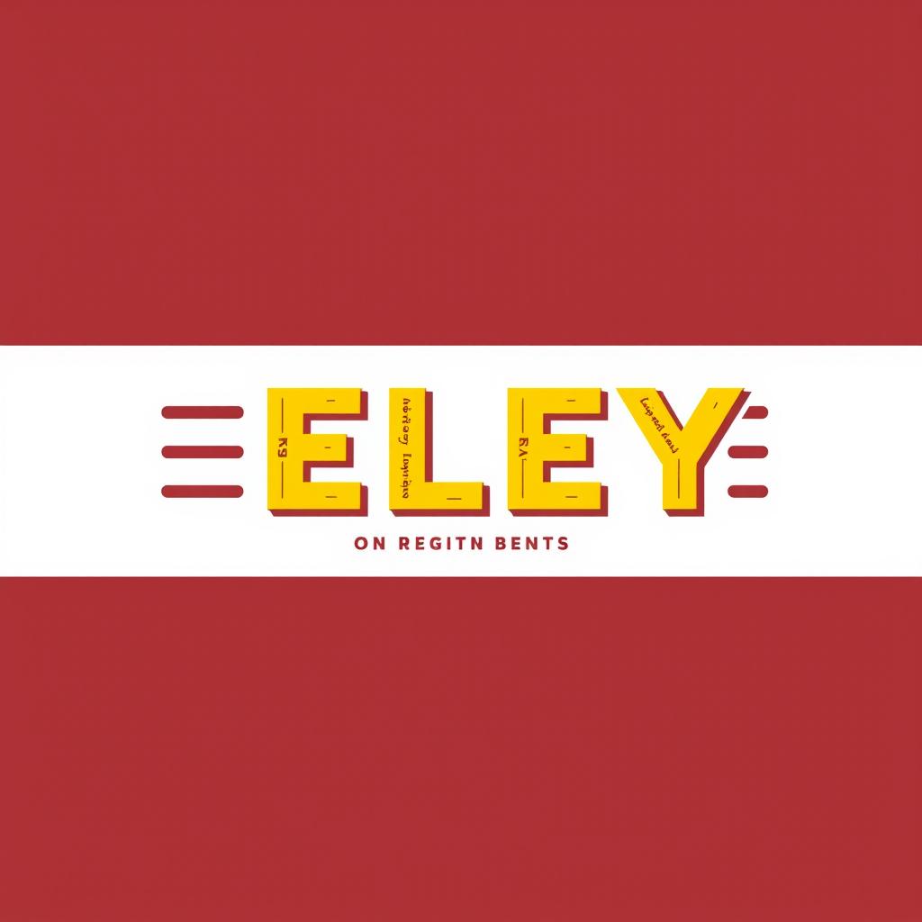 A logo design for a fast food restaurant named 'ELEY'