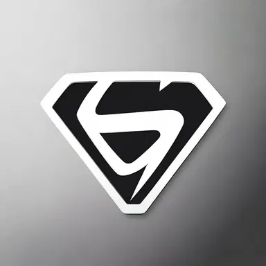 The superhero's emblem was u-shaped, making it instantly recognizable.