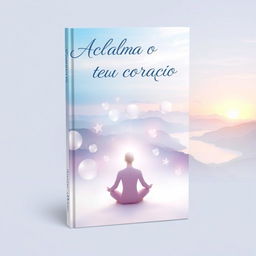 A captivating book cover for the title 'Acalma o teu coração'