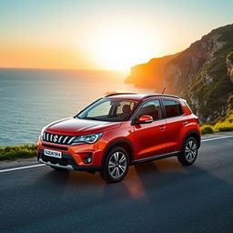 A sleek and sporty Suzuki SX4, showcasing its dynamic design and modern features
