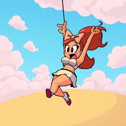 A cartoon depiction of a sexy Mrs