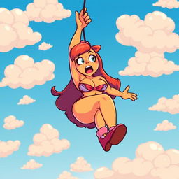A cartoon depiction of a sexy Mrs