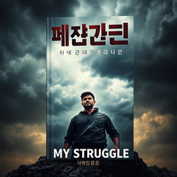 A book cover for a title 'كفاحي' (My Struggle)