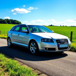 A detailed, high-quality image of a 2003 Audi A3 1