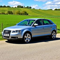 A detailed, high-quality image of a 2003 Audi A3 1