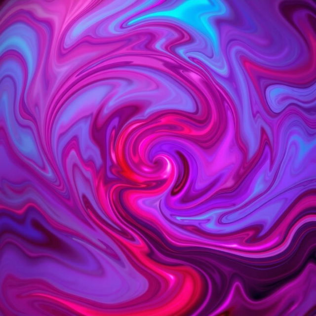 An abstract representation of the concept of orgasm, featuring swirling colors that convey passion and intensity