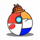 A countryball character depicting a typical programmer who has stayed up late