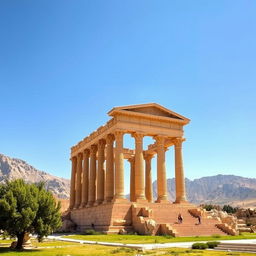 An expansive view of Persepolis, the magnificent ancient ceremonial capital of the Achaemenid Empire