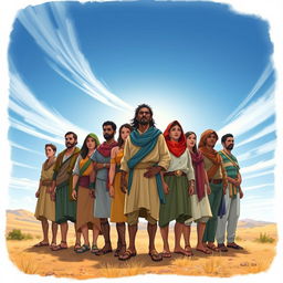 A powerful and striking illustration symbolizing the concept of 'Freemen'