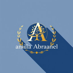 A modern and elegant logo design for 'Família Abravanel'