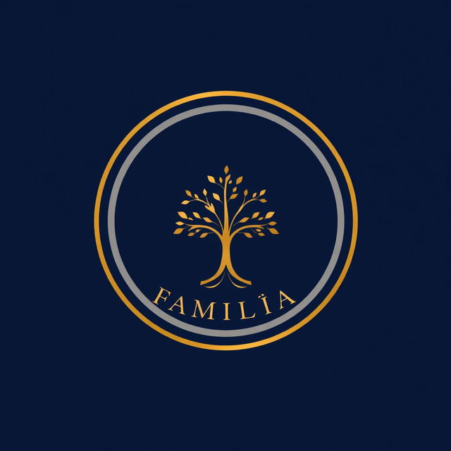 A modern and elegant logo design for 'Família Abravanel'