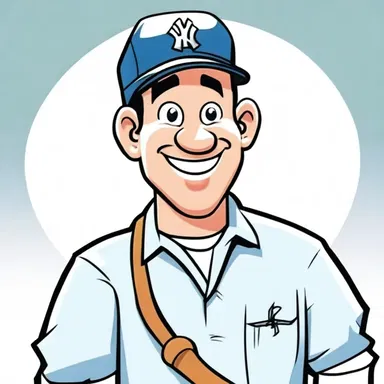 In the cartoon series, the character is portrayed as a Yankee with a strong northern accent.