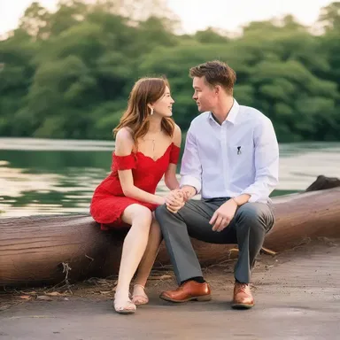 In a yottasecond, the couple's hearts skipped a beat as they shared a tender and romantic moment together.