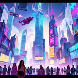 A vibrant and dynamic digital artwork titled 'EXPOSEVERSE BD', showcasing an abstract representation of a futuristic cityscape