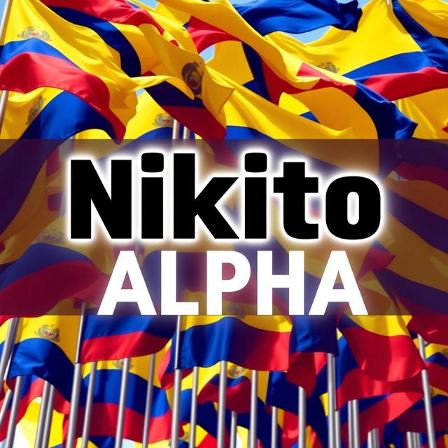 A vibrant, eye-catching banner featuring the text 'NIKito ALPHA' in bold, modern typography