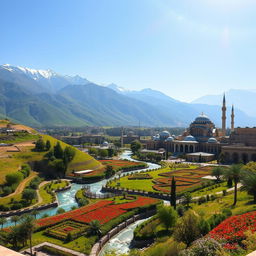 A stunning landscape of Iran showcasing its diverse geography