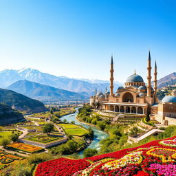 A stunning landscape of Iran showcasing its diverse geography