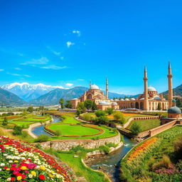 A stunning landscape of Iran showcasing its diverse geography