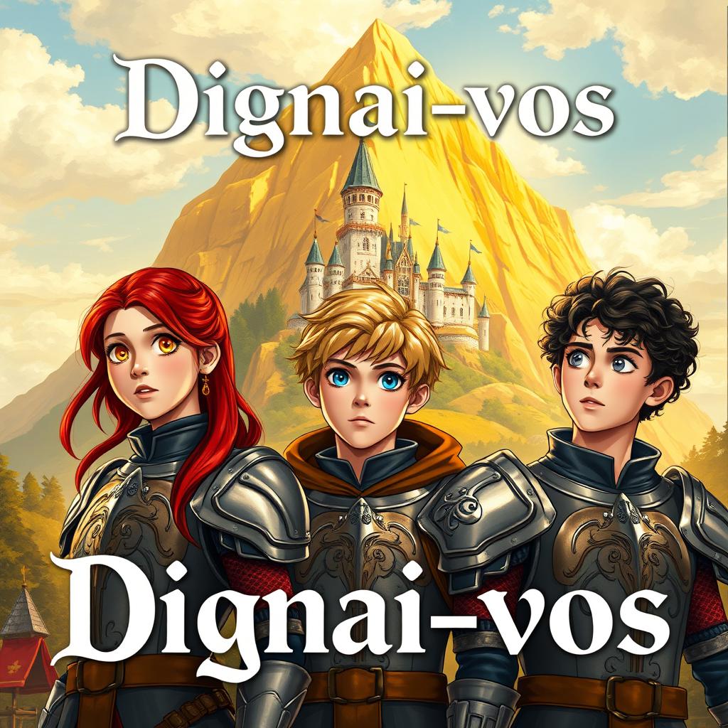 A stunning book cover titled 'Dignai-vos'