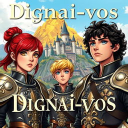A stunning book cover titled 'Dignai-vos'
