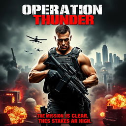 An exciting movie poster for a special forces action film