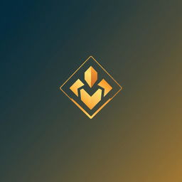 A modern and elegant logo design inspired by themes of cryptocurrency and token trading