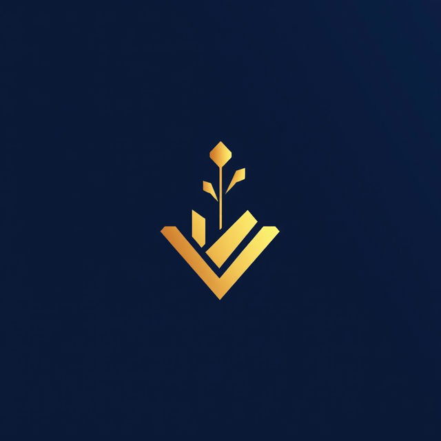 A modern and elegant logo design inspired by themes of cryptocurrency and token trading