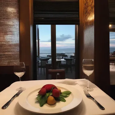 The dinner at that restaurant was a cut below what I had expected for a romantic evening.