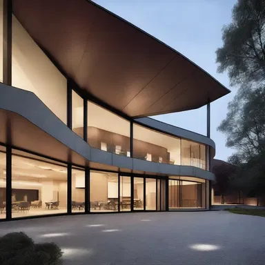 The new building's design feels a cut below the architect's usual standards.