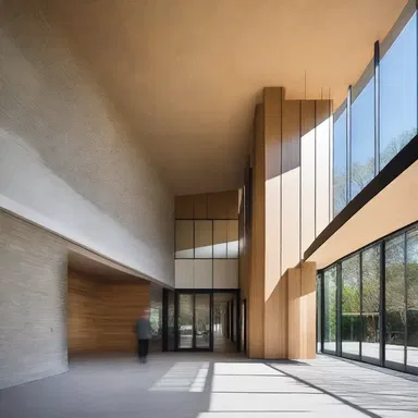 The new building's design feels a cut below the architect's usual standards.