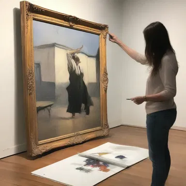 The artist's attempt to finish the painting before the deadline was a day late and a dollar short, and it wasn't accepted into the exhibition.