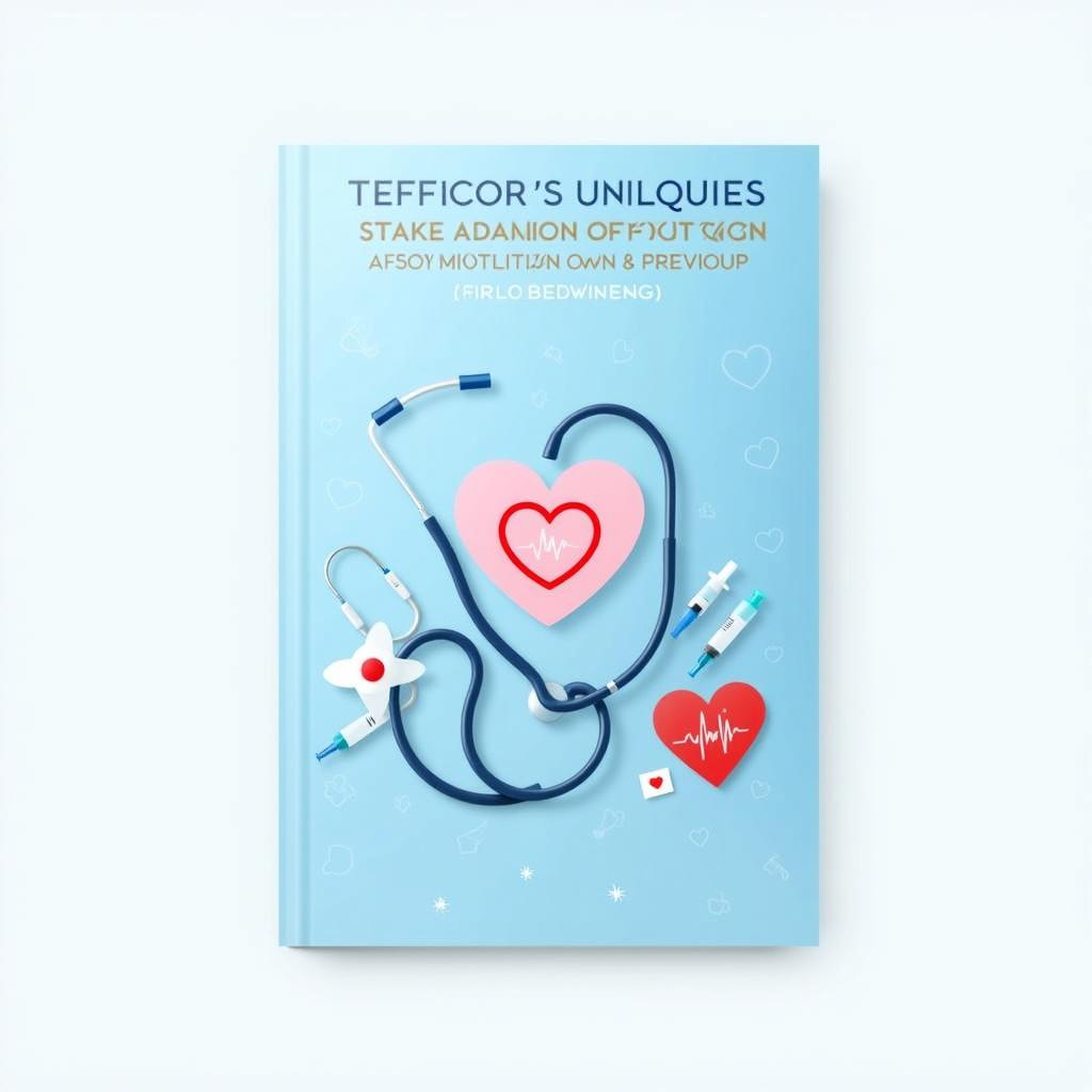 A book cover design for 'Essentials of Nursing' featuring a light blue background