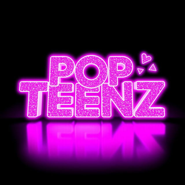 A vibrant and eye-catching logo featuring the words 'POP TEENZ' in bold, stylish typography