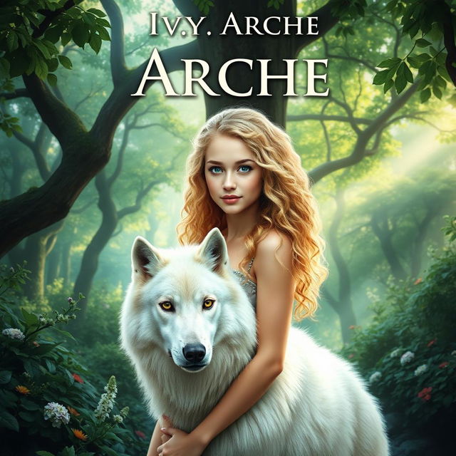 A captivating book cover for a fantasy novel featuring Greek mythology