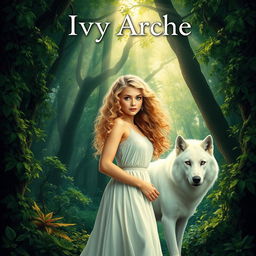 An enchanting book cover for a fantasy novel inspired by Greek mythology