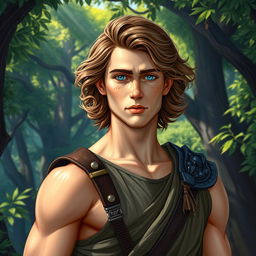 An enchanting book cover for a fantasy novel steeped in Greek mythology