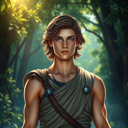 An enchanting book cover for a fantasy novel steeped in Greek mythology