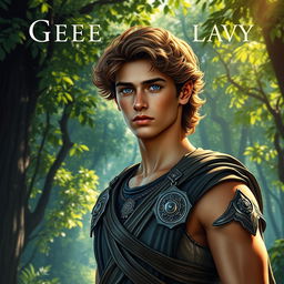 An enchanting book cover for a fantasy novel inspired by Greek mythology