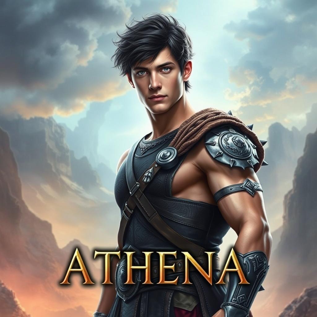 A captivating book cover for a fantasy novel inspired by Greek mythology