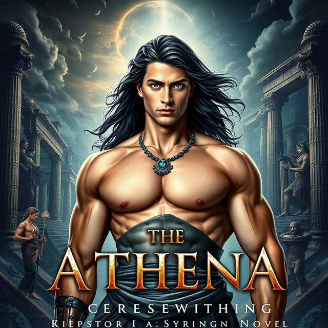 A stunning book cover for a fantasy novel steeped in Greek mythology